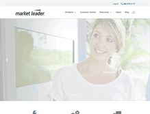 Tablet Screenshot of marketleader.com